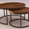 Auckland Industrial 2 Round Coffee Table 2108001