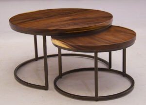 Auckland Industrial 2 Round Coffee Table 2108001